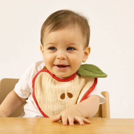 Bavoir pepa la pomme Beige 3 - vertbaudet enfant 