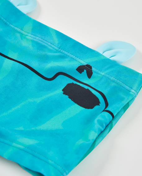 Maillot de bain garçon en maille avec petites oreilles décoratives Bleu 4 - vertbaudet enfant 