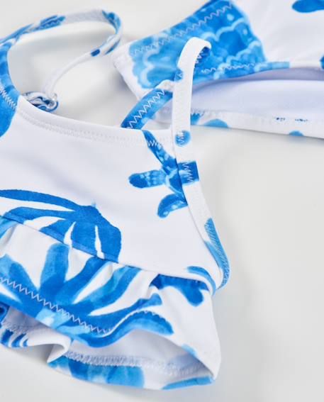 Bikini pour fille en maille avec bretelles réglables Blanc 5 - vertbaudet enfant 