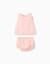 Blouse sans manches + bloomer b&s Rose clair 1 - vertbaudet enfant 