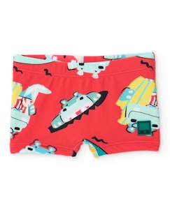 -Maillot de bain garçon en maille avec imprimé estival