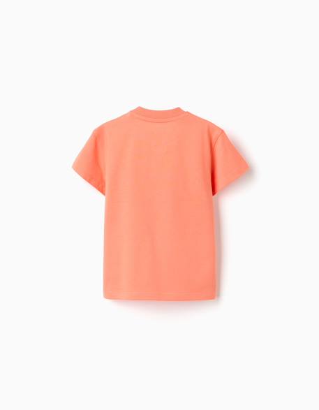 T-shirt en coton avec imprimé mickey & donald Orange sombre 2 - vertbaudet enfant 