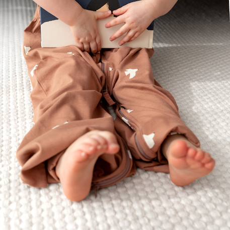 Gigoteuse jambes séparables été  -  tog 0.5 jersey Heidi carmin+Heidi ocre+Heidi opalin+Mario biscotte+Mario turquoise+Mini lunar+Mini pudding+Piuma ecru+Piuma moka 52 - vertbaudet enfant 