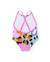 Maillot de bain pour fille en maille avec motif abstrait Blanc 2 - vertbaudet enfant 