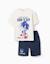 Ensemble t-shirt et short en coton avec imprimé sonic Bleu foncé 1 - vertbaudet enfant 