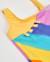 Maillot de bain pour fille en maille avec design asymétrique Jaune 3 - vertbaudet enfant 