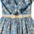 Robe cérémonie  fleurie  et  à volants  angel Bleu foncé or 6 - vertbaudet enfant 