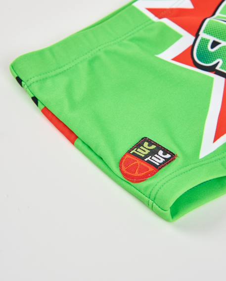 Maillot de bain garçon en maille avec imprimé bande dessinée Vert 3 - vertbaudet enfant 