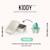 3 boîtes à gouter inox kiddy 500 ml baleines Multi-coloured 2 - vertbaudet enfant 