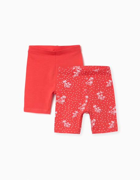Bébé-Lot de 2 cyclistes unis et imprimés