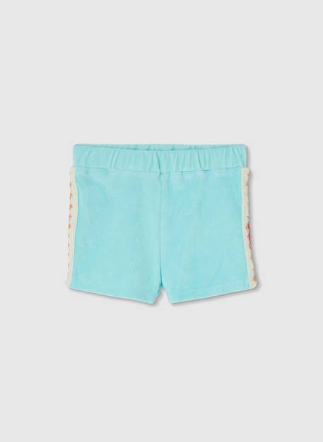 Ensemble fille top et short Bleu 4 - vertbaudet enfant 