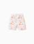 Short en coton avec imprimé Blanc 2 - vertbaudet enfant 