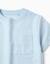 T-shirt en coton avec lignes en relief et poche Blanc+Bleu clair 6 - vertbaudet enfant 