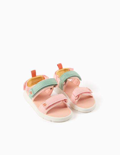 Sandales superlight avec brides à scratch Orange sombre 2 - vertbaudet enfant 