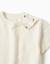T-shirt en coton avec lignes en relief et poche Blanc+Jaune 3 - vertbaudet enfant 