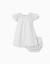 Robe et bloomer en coton à rayures b&s Bleu clair 1 - vertbaudet enfant 