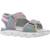 Sandale enfant synthétique clelia Gris+Rose 5 - vertbaudet enfant 