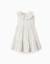 Robe sans manches en coton à rayures ethniques b&s Blanc 2 - vertbaudet enfant 