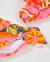 Bikini fille en maille avec détail floral en relief Orange 4 - vertbaudet enfant 