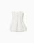 Blouse en coton avec broderie anglaise et volants Blanc 2 - vertbaudet enfant 
