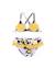Bikini en maille pour fille avec détails à sequins Jaune 2 - vertbaudet enfant 