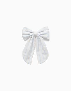 Barrette avec nœud à rayures b&s  - vertbaudet enfant