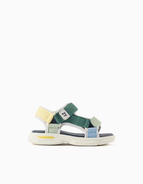 Sandales superlight avec brides à scratch Vert foncé 1 - vertbaudet enfant 
