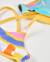 Bikini pour fille en maille avec motif abstrait Jaune 4 - vertbaudet enfant 
