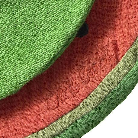 Bavoir wally la pastèque Rouge 3 - vertbaudet enfant 