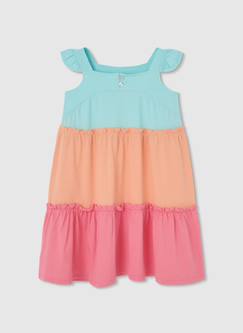 Robe en maille color block  - vertbaudet enfant