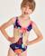 Maillot de bain fille en maille avec applications de méduses Bleu 1 - vertbaudet enfant 
