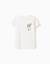 Lot de 2 t-shirts en coton avec imprimés plage Blanc 2 - vertbaudet enfant 