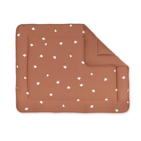 Tapis de parc - jersey moelleux Flower print+Piuma ecru+Piuma moka 13 - vertbaudet enfant 