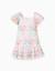 Robe en coton avec motif mosaïque Blanc 1 - vertbaudet enfant 