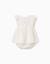 Robe en coton et lin + bloomer Blanc 2 - vertbaudet enfant 
