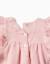 Robe et bloomer en coton et lin Rose clair 4 - vertbaudet enfant 