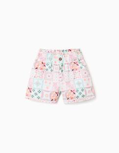 Short en coton avec motif mosaïque  - vertbaudet enfant