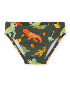 -Maillot de bain pour garçon en maille et tissu extensible
