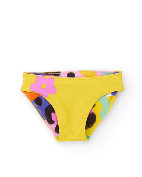 Fille-Maillot de bain-Maillot une pièce-Bas de bikini fille en maille au design réversible