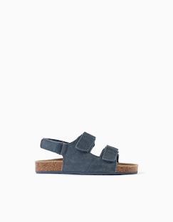 Chaussures-Sandales en daim à semelle intérieure en liège