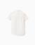 Chemise à manches courtes en lin et coton Blanc+Bleu clair 2 - vertbaudet enfant 