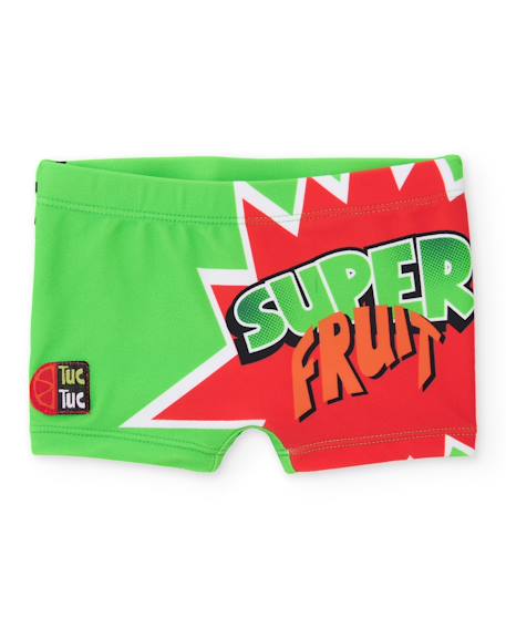 Garçon-Maillot de bain garçon en maille avec imprimé bande dessinée