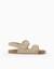 Sandales en daim à semelle intérieure en liège Beige clair+Bleu 1 - vertbaudet enfant 