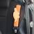 Protège ceinture enfant ultra doux avec peluche Dino - Orange 2 - vertbaudet enfant 