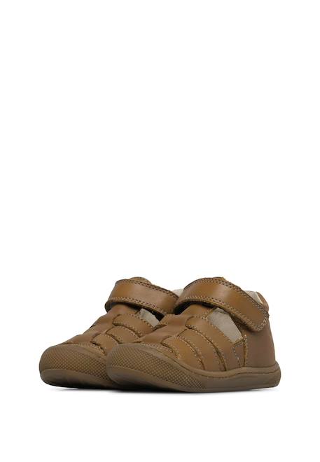 Sandales premiers pas en cuir wad wide Cognac- 5 - vertbaudet enfant 