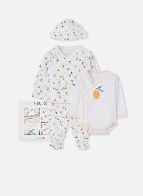 Ensemble bébé à imprimé citrons Multicolore 1 - vertbaudet enfant 
