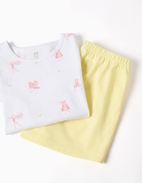 Pyjama à manches courtes en coton avec motif de super-héroïne Multicolore 4 - vertbaudet enfant 