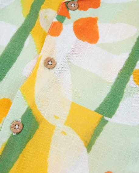 Chemise garçon à imprimé artistique Vert 4 - vertbaudet enfant 