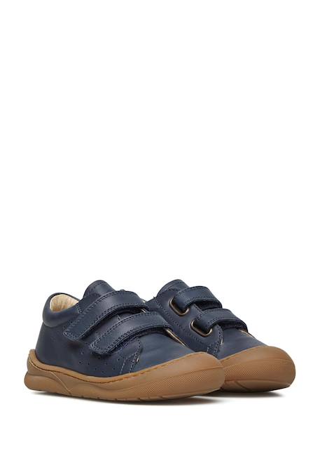 Chaussures premiers pas en cuir gabby vl Cognac-+Marine- 7 - vertbaudet enfant 