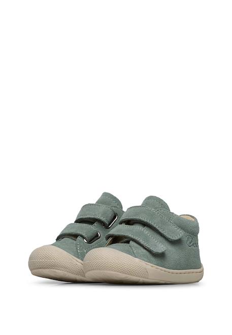 Chaussures en suède cocoon vl Gris-bleu-orange+Sage-orange 10 - vertbaudet enfant 